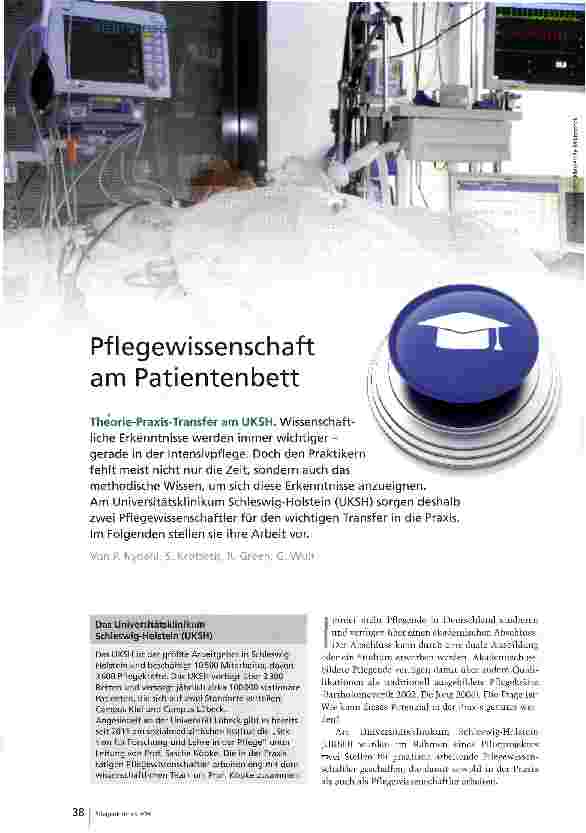 Vorschauseite 1: Pflegewissenschaft am Patientenbett