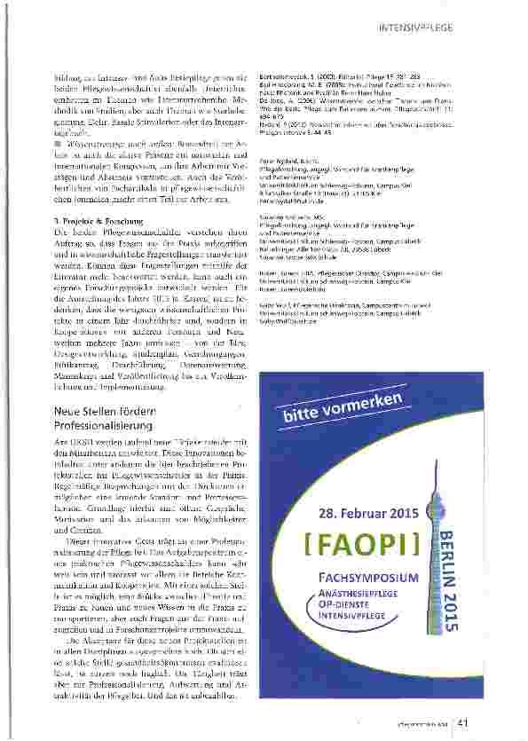 Vorschauseite 4: Pflegewissenschaft am Patientenbett