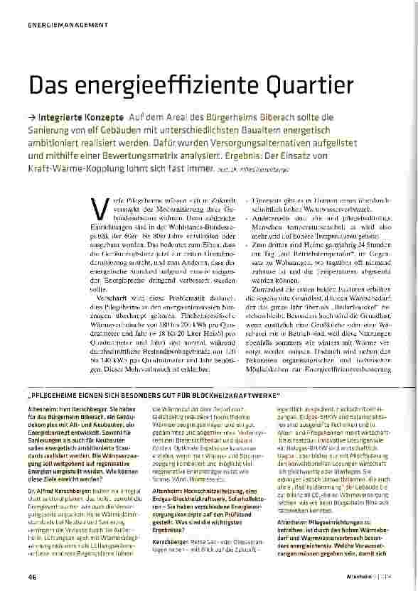 Vorschauseite 1: Das energieeffiziente Quartier