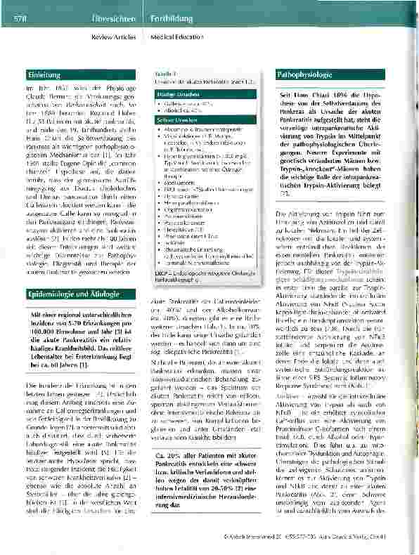 Vorschauseite 2: Akute Pankreatitis