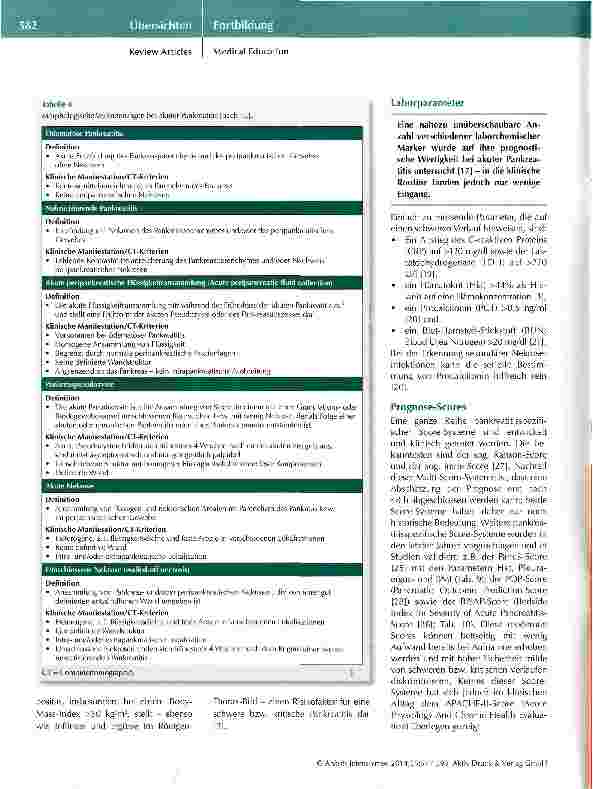 Vorschauseite 5: Akute Pankreatitis