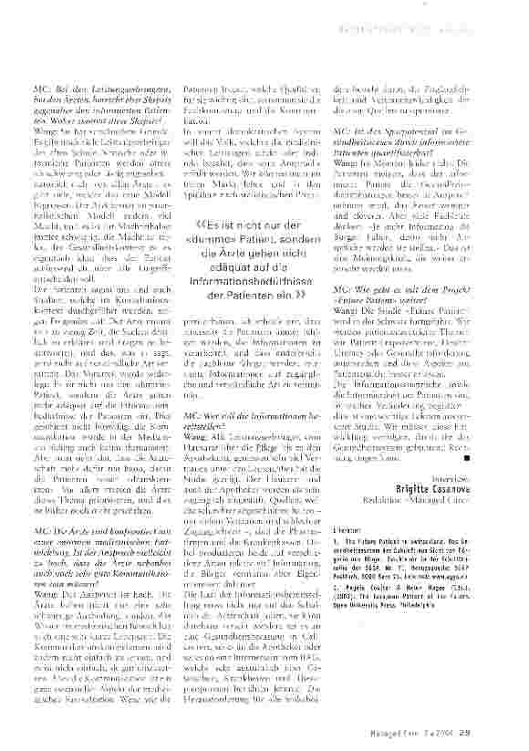 Vorschauseite 3: Information und Selbstbestimmung - Ansprüche des modernen Menschen