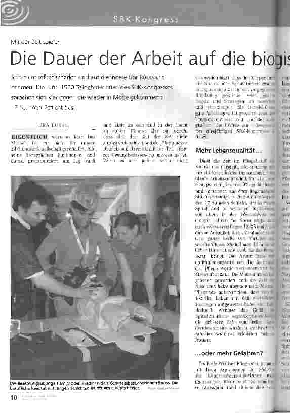 Vorschauseite 1: Die Dauer der Arbeit auf die biologische Uhr ausrichten