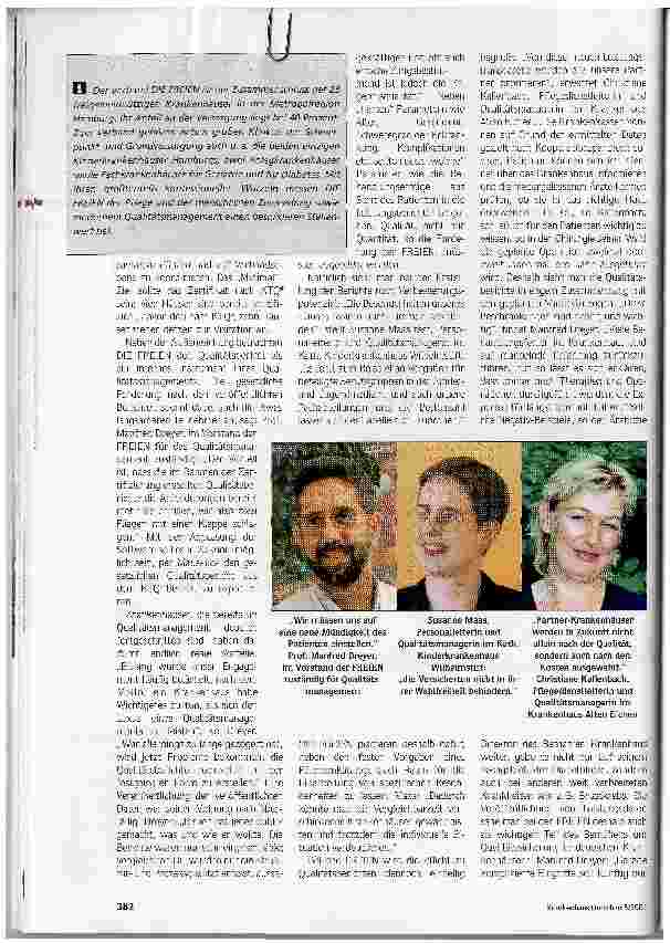Vorschauseite 2: Tue Gutes und berichte darüberErfahrungen mit Qualitätsberichten