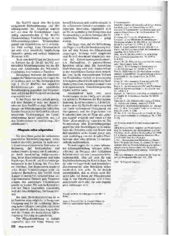 Vorschauseite 5: Konsequenzen von Rechtsformänderungen für den Pflegebereich