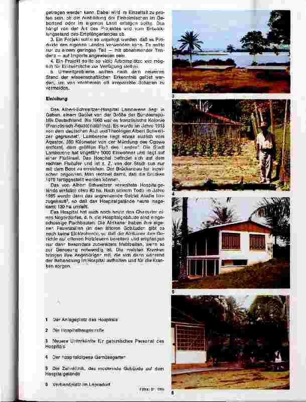 Vorschauseite 2: Das Urwald-Hospital Albert Schweitzer in Lambarene - ein Modell für Hospitäler in Entwicklungsländern?