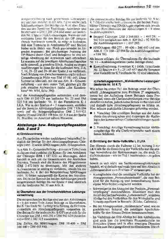 Vorschauseite 3: Anwendung des Nettoprinzips nach der BPflV 1995 - Übertragung in die neuen Formulare (II)