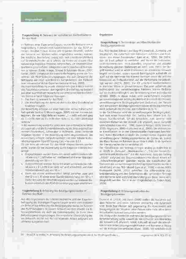 Vorschauseite 4: Erfassung des Betätigungskontextes von 4- bis 10-jährigen Kindern im Rahmen des Pädiatrischen Ergotherapeutischen Assessments und Prozessinstruments (PEAP)