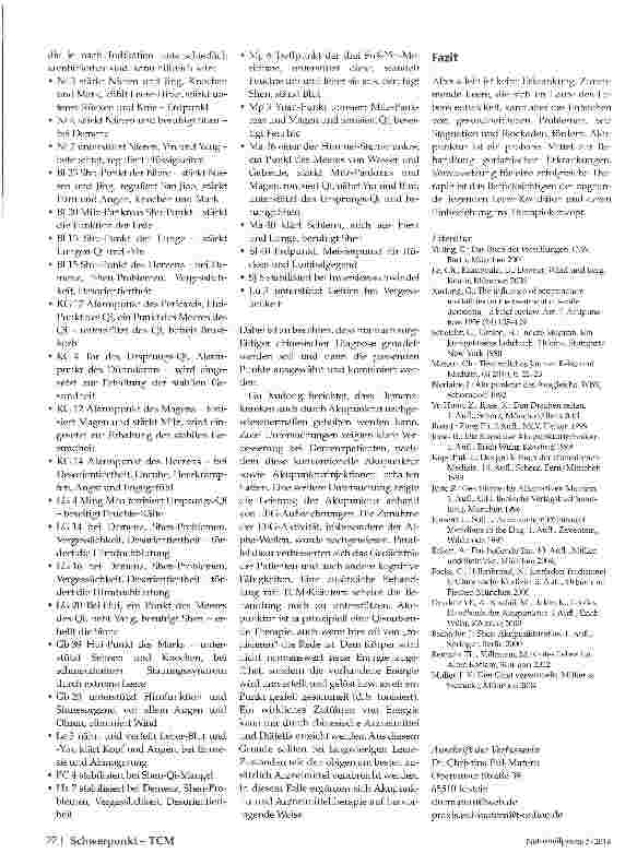 Vorschauseite 5: Von der Leere, Stagnation und Akkupunktur
