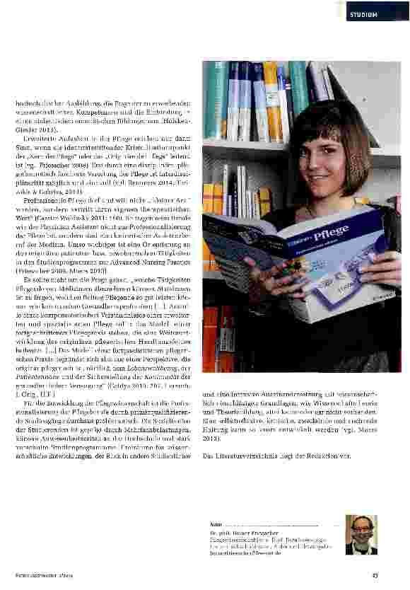 Vorschauseite 2: Von der Akademisierung zur Professionalisierung