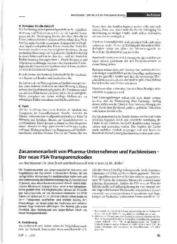 Vorschauseite 5: Beteiligung der Länder als Chance für die Qualitätssicherung
