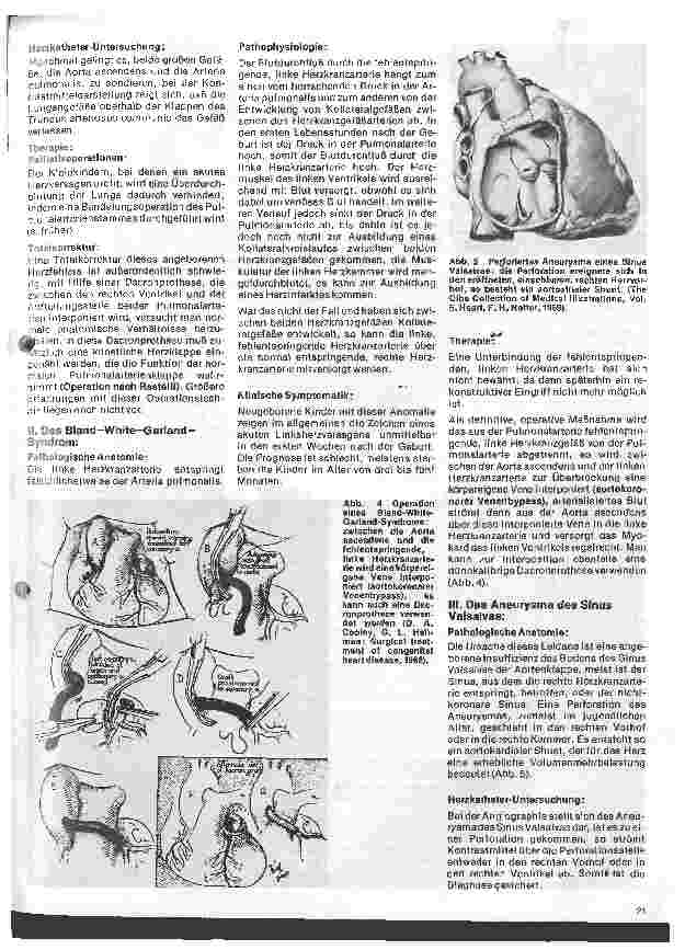 Vorschauseite 2: Das Herz 10.Folge:Angeborene Herzfehler, Klinik u.operative Therapie (III.Teil)