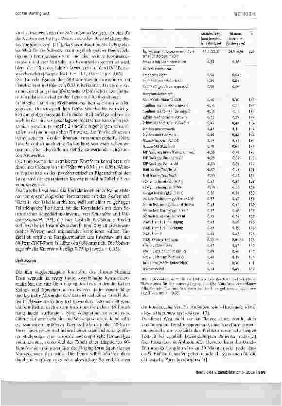 Vorschauseite 5: Entwicklung einer deutschen Kurzform des Boston NamingTest