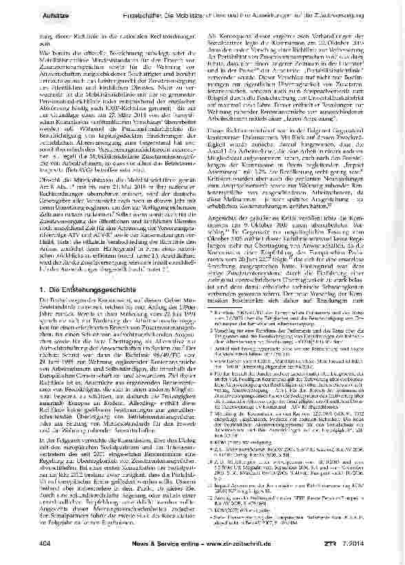 Vorschauseite 2: Ausblick 2018 - Die Mobilitätsrichtlinie und ihre Auswir-kungen auf die Zusatzversorgung des öffentlichen und kirchlichen Dienstes