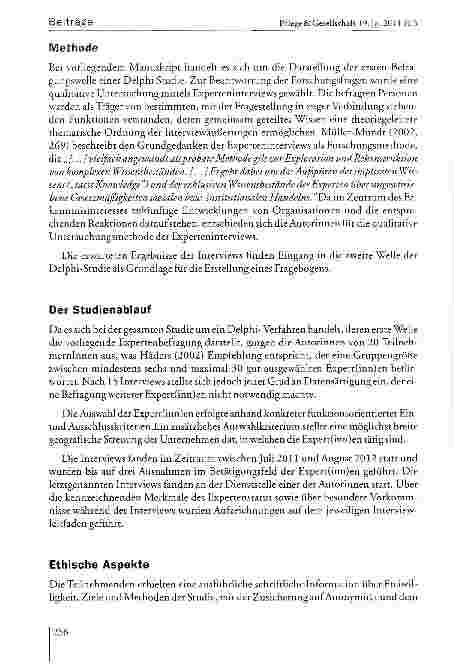Vorschauseite 6: Die Rolle von Praxisanleitern und Praxisanleiterinnen in der klinisch-praktischen Ausbildung von österreichischen Pflegestudierenden