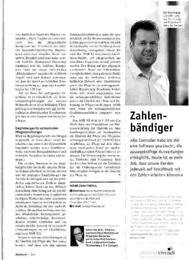 Vorschauseite 4: Begehungsberichte sind kaum vergleichbar