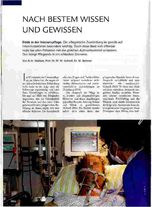 Vorschauseite 1: NACH BESTEM WISSEN UND GEWISSEN