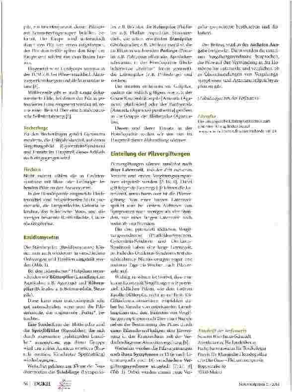 Vorschauseite 5: (Gift-)Pilze in der Homöopathie