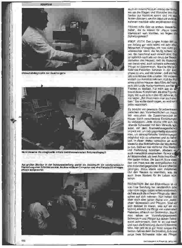 Vorschauseite 5: Leben und arbeiten in einem christlichen Krankenhaus/Ein Bericht über das Frankfurter Diakonissen-Krankenhaus
