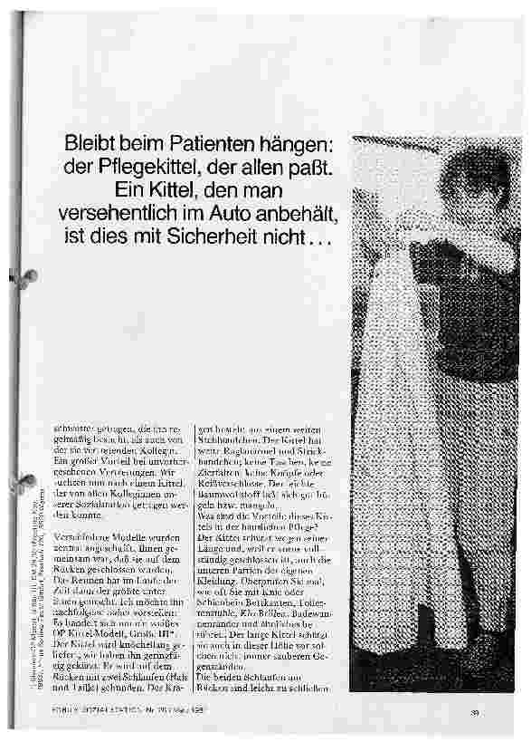 Vorschauseite 4: Das Modell, das keines ist: Der bequeme Riesenkittel