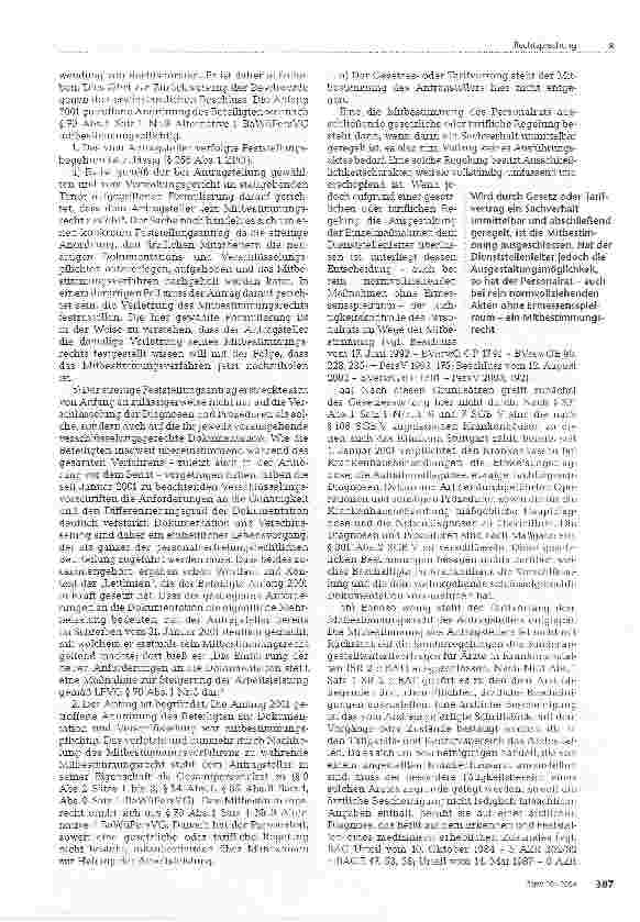 Vorschauseite 2: Mitbestimmung bei Verschlüsselung von Diagnosen und Prozeduren der Patienten