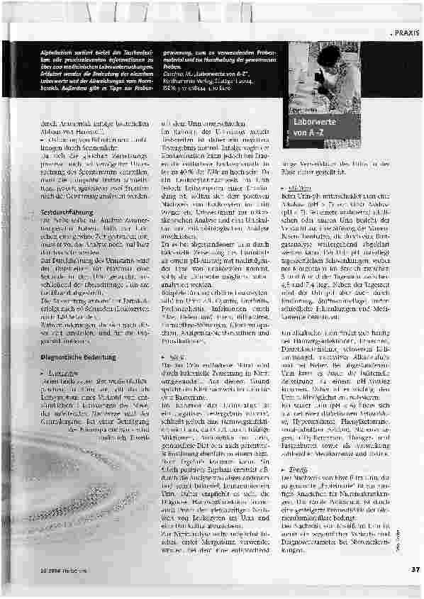 Vorschauseite 2: Der Urinstatus