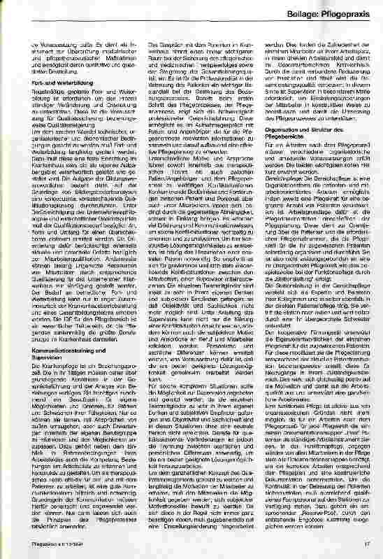 Vorschauseite 5: Der Pflegeprozeß als Instrument der Qualitätsmessung im Krankenhaus Ein Handlungsmodell für die innerbetriebliche Fortbildung