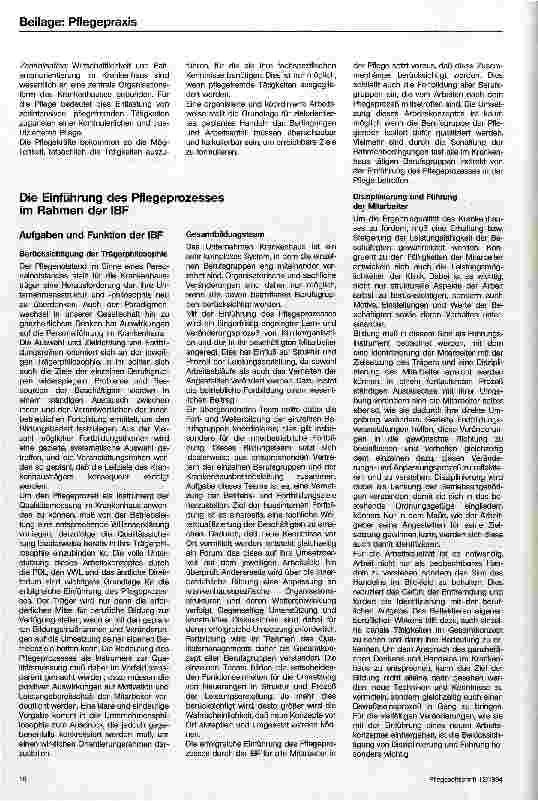 Vorschauseite 6: Der Pflegeprozeß als Instrument der Qualitätsmessung im Krankenhaus Ein Handlungsmodell für die innerbetriebliche Fortbildung