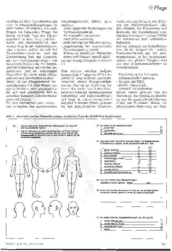 Vorschauseite 2: Die Rolle des Pflegepersonals in der Schmerzambulanz