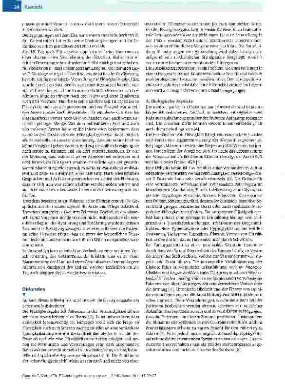 Vorschauseite 3: Flüssigkeitsgabe am Lebensende