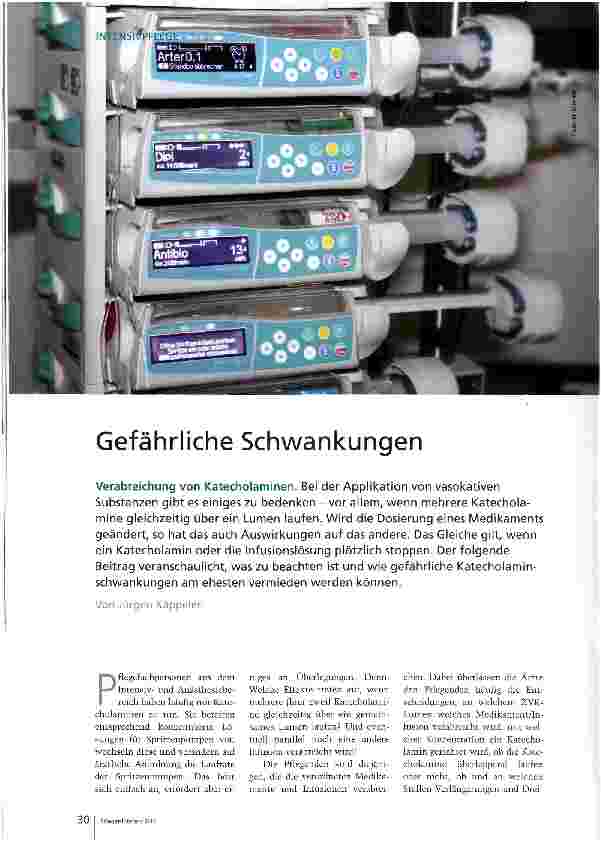Vorschauseite 1: Gefährliche Schwankungen