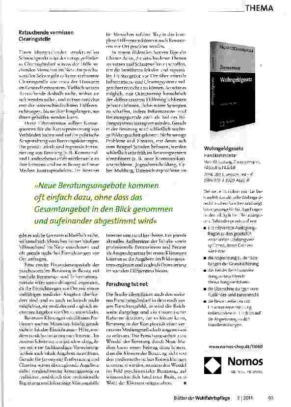 Vorschauseite 3: Wandel der Beratung durch neue Medien