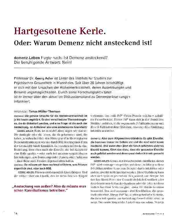 Vorschauseite 1: Hartgesottene Kerle.