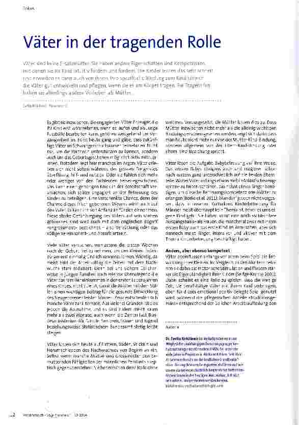 Vorschauseite 1: Väter in der tragenden Rolle