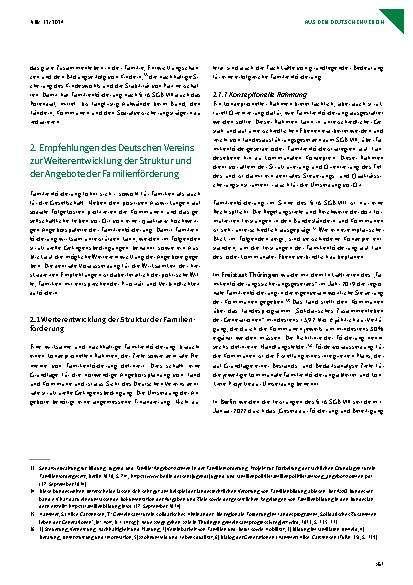 Vorschauseite 5: Die Empfehlungen (DV 11/24) wurden am 17. September 2024 vom Präsidium des Deutschen Vereins verabschiedet.