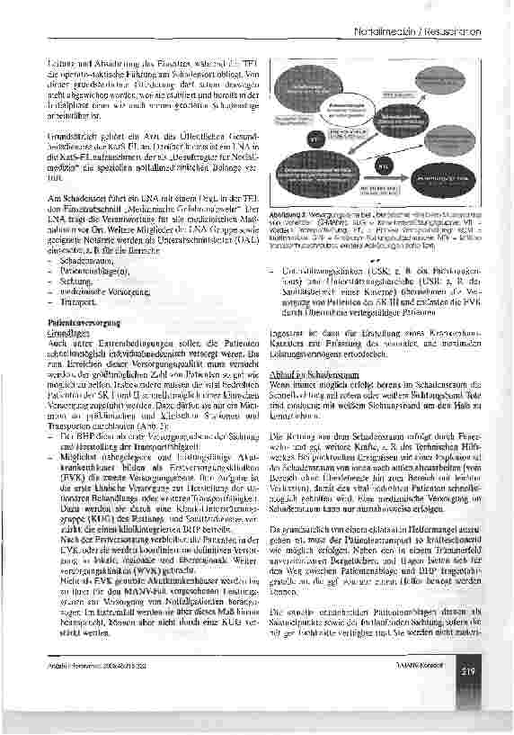 Vorschauseite 5: Überörtliche Hilfe beim Massenanfall von Verletzten (Ü-MANV)