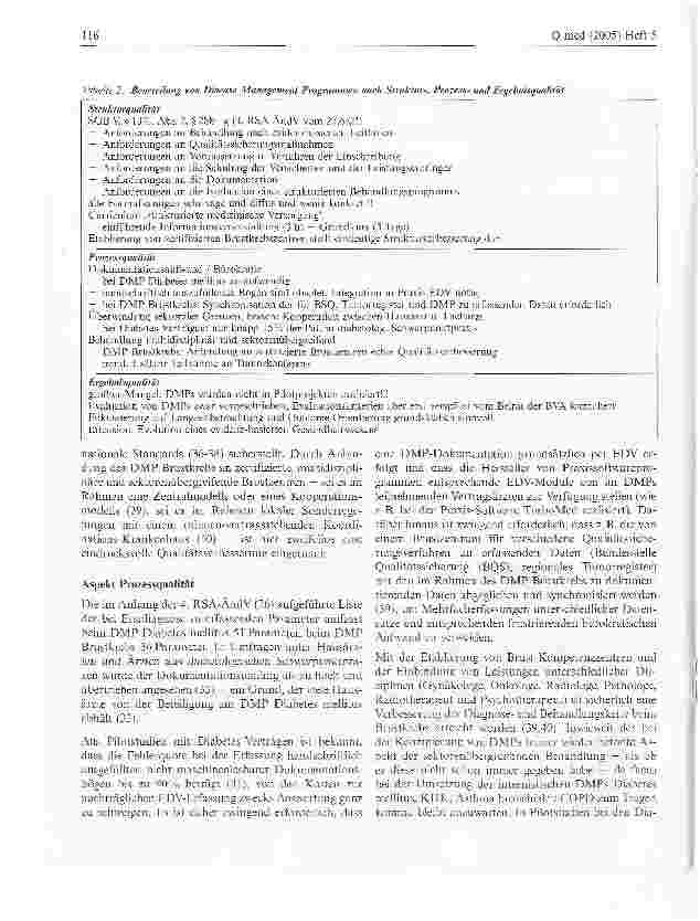 Vorschauseite 4: Disease Management Programme -Qualitätsaspekte aus der Sicht der Fachärzte