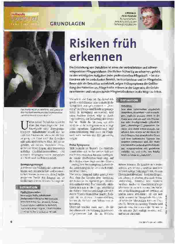 Vorschauseite 1: Risiken früh erkennen