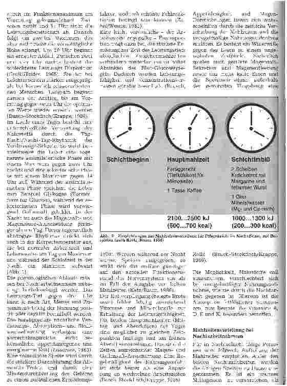 Vorschauseite 3: Nachtarbeit - ein ernährungsphysiologisches Problem