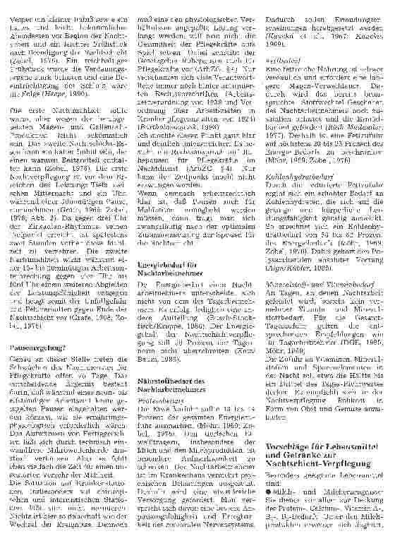 Vorschauseite 4: Nachtarbeit - ein ernährungsphysiologisches Problem