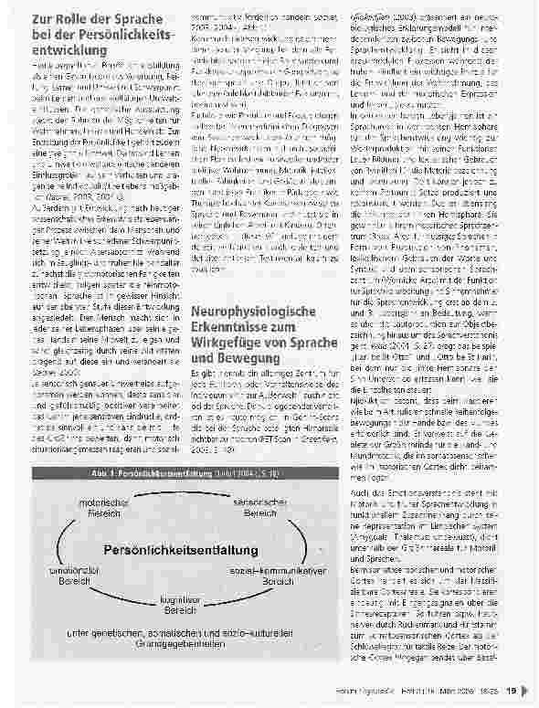 Vorschauseite 2: Vom Spielsinn des Sinnesspiels in der logopädischen Arbeit mit Kindern