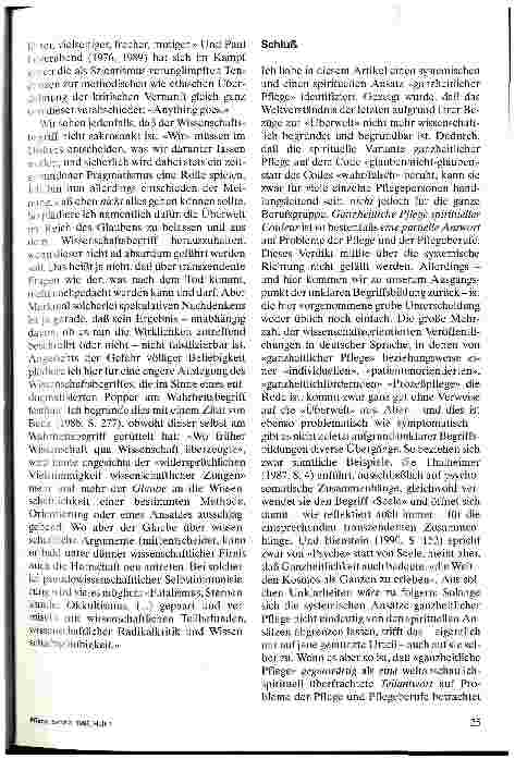 Vorschauseite 5: Was hat ganzheitliches Denken in der Pflege mit Wissenschaft zu tun?