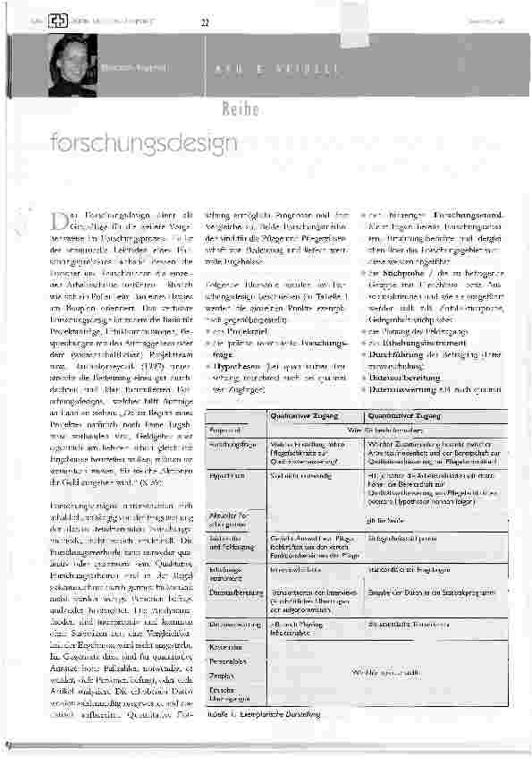Vorschauseite 1: forschungsdesign