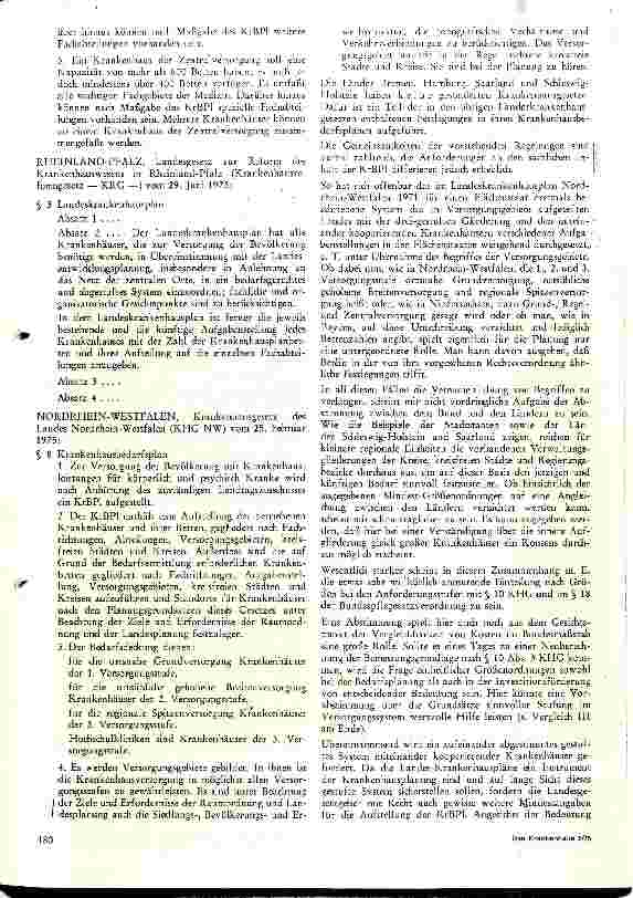 Vorschauseite 4: Zu den Krankenhausbedarfsplänen der Länder