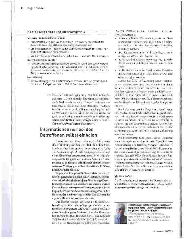 Vorschauseite 3: Die Vorschriften kennen