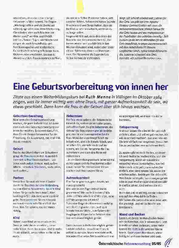 Vorschauseite 2: Das Bild der Hebamme