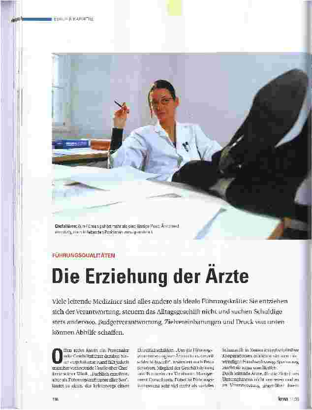 Vorschauseite 1: Die Erziehung der Ärzte