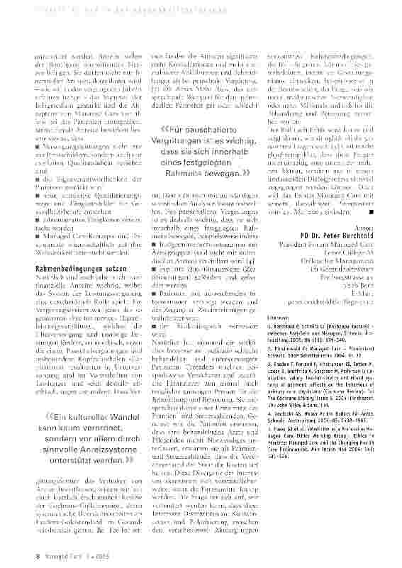 Vorschauseite 2: Hot Spots und Konfliktfelder in der Gesundheitssteuerung: Heisse Themen fordern kühle Köpfe
