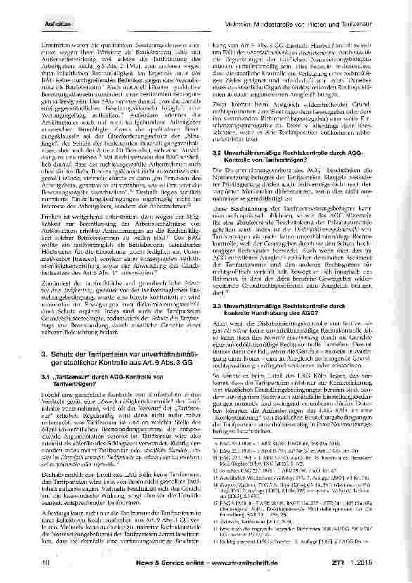 Vorschauseite 2: Mindestgröße von Piloten und Tarifzensur
