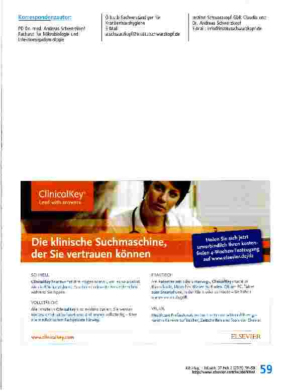 Vorschauseite 4: Der Wassersicherheitsplan im Krankenhaus und der Rehabilitation